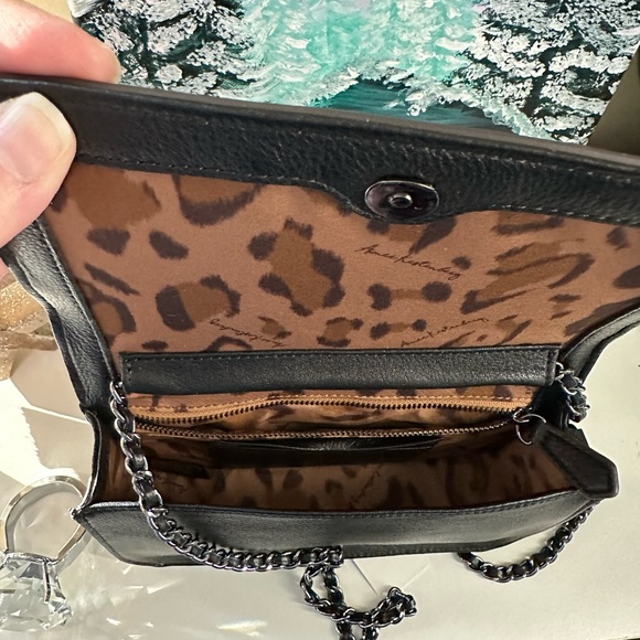 Aimee Kestenberg Black Fiery Chain Shoulder/Crossbody Bag - Picture 3 of 12